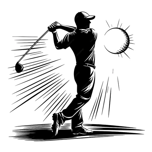 AI: silhouette-golf.jpg (upscale)