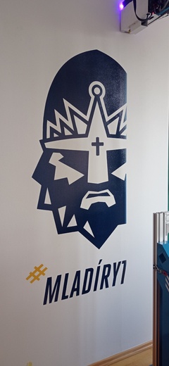 Tisk na zeď - logo hokejového klubu