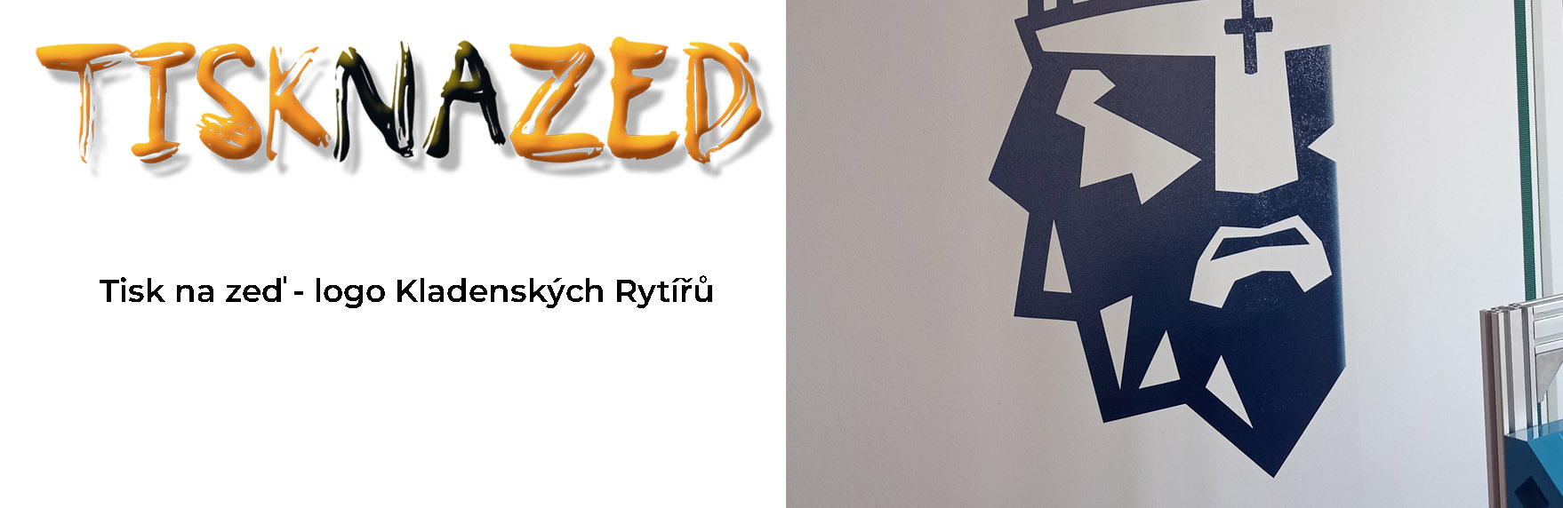 Tisk na zeď - logo Kladenských Rytířů.jpg